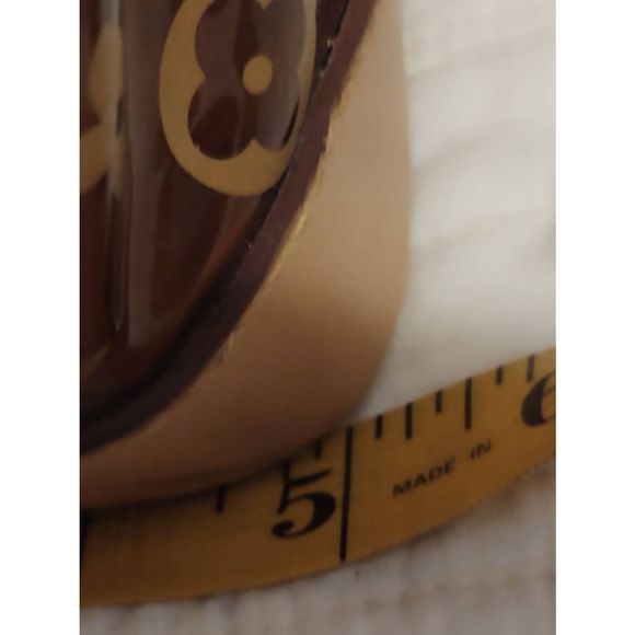 Louis Vuitton M92501 LV Cabas Ambre Brown Monogram Vinyl Tote Bag Purse w/Pouch - Picture 13 of 13